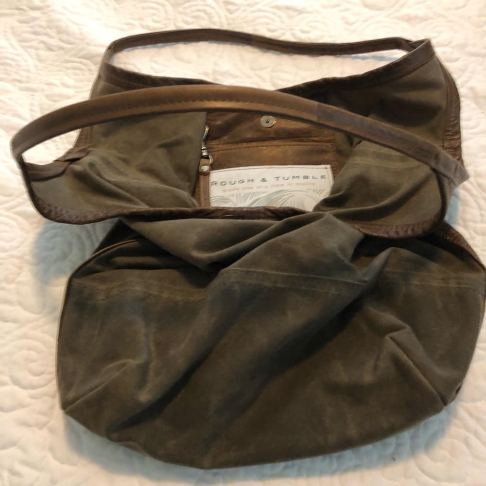 Rough and Tumble Waxed Canvas Sling: Medium